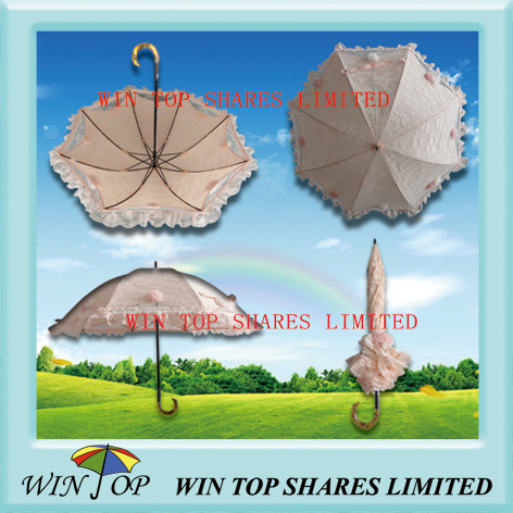 2 folds top quality girl parasol