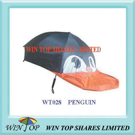 18" manual penguin umbrella