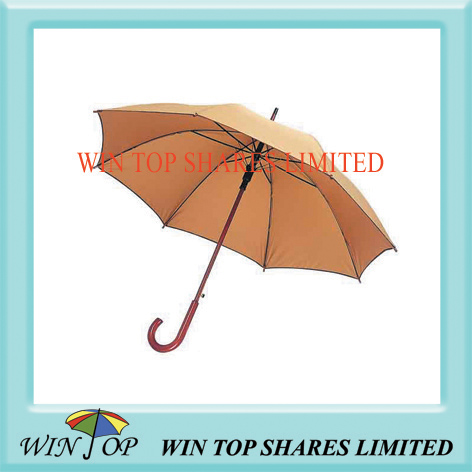 23" auto straight wooden basic umbrella