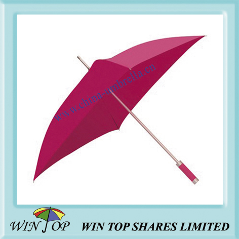 Aluminum square pink umbrella