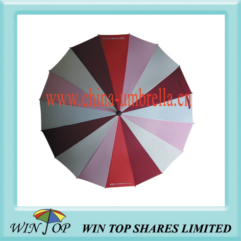 straight rainbow 4 colors umbrella