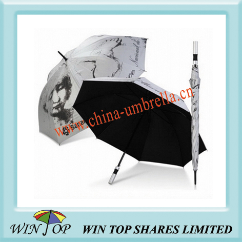 27" printed golf umbrella
