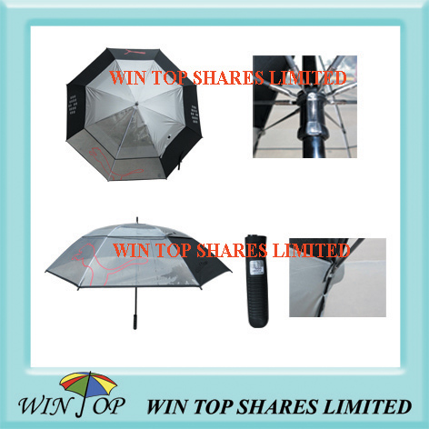 High quality PVC and pongee golf umbrella