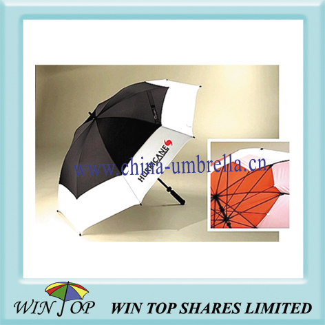 34" 2 layers frame storm proof golf umbrella